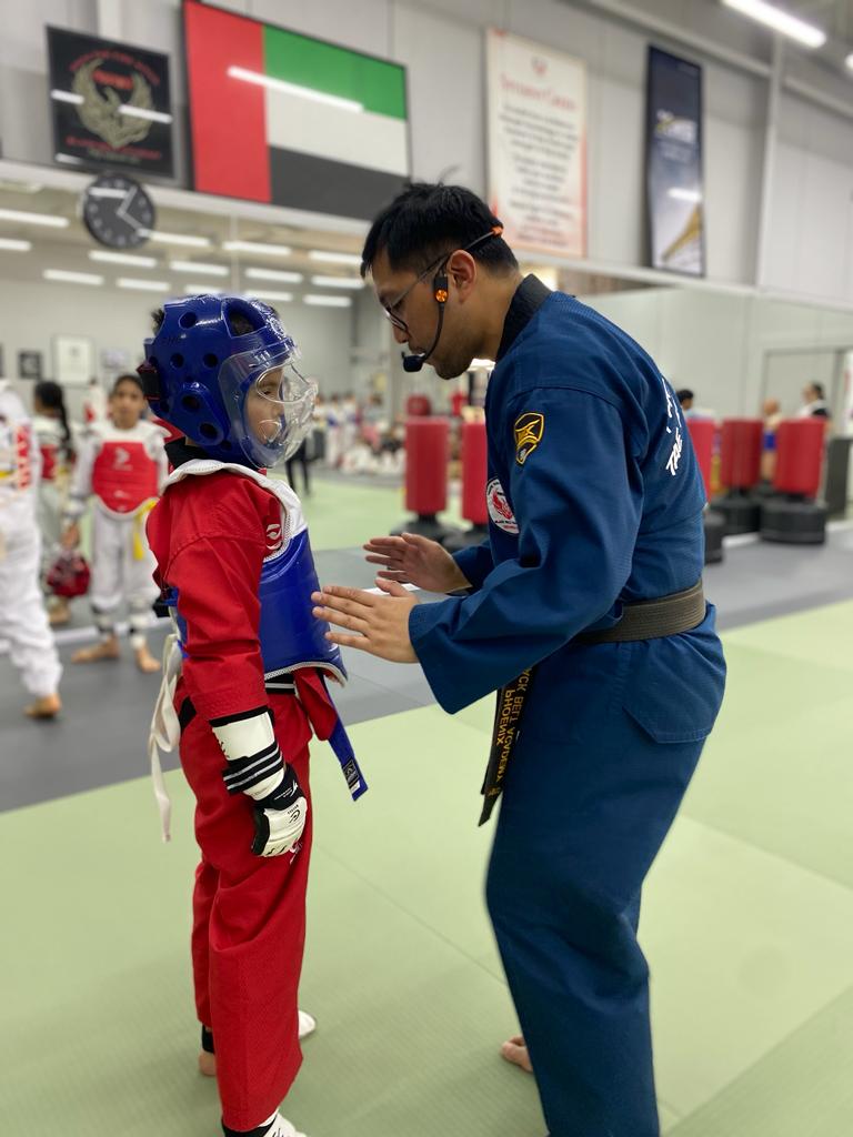 Taekwondo coaching Phoenix Academy Dubai