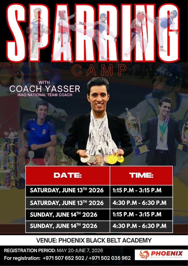 Sparring Coach seminar dubai taekwondo